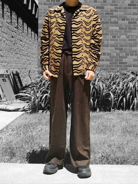 「SASQUATCHfabrix.（サスクワァッチファブリックス）のアイテム」を使った、かっきぃさん（メンズ・169cm）の夏コーディネート