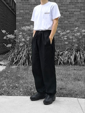 「KIKO KOSTADINOV（キコ コスタディノフ）のアイテム（トップス）」を使った、かっきぃさん（メンズ・169cm）の夏コーディネート