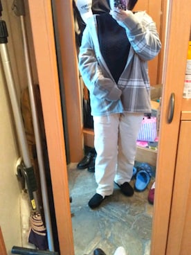 「コーデュロイシェフパンツ」｜mieさん（レディース・161cm）の秋コーディネート