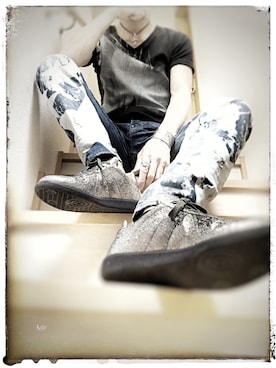 「kiryuyrik（キリュウキリュウ）のアイテム（Tシャツ/カットソー）」を使った、pierceさん（メンズ・175cm）の春コーディネート
