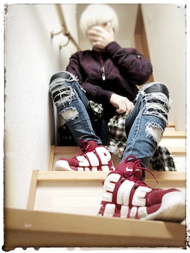「DIESEL（ディーゼル）のアイテム（MA-1）」を使った、pierceさん（メンズ・175cm）の秋コーディネート