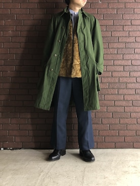 「新年一発目」｜「アイテム（ミリタリージャケット）」を使った、べっちさん（メンズ・170cm）の冬コーディネート