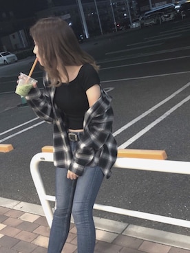 「お手軽コーデ」｜aさん（レディース・155cm）の秋コーディネート