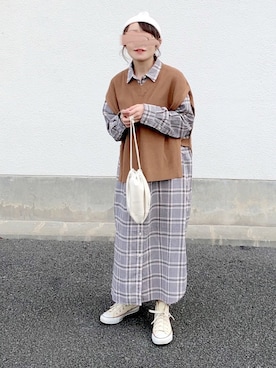 𝚝𝚘𝚞.𝚊さん（レディース・152cm）の秋コーディネート