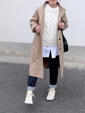 𝚝𝚘𝚞.𝚊さん（レディース・152cm）の冬コーディネート