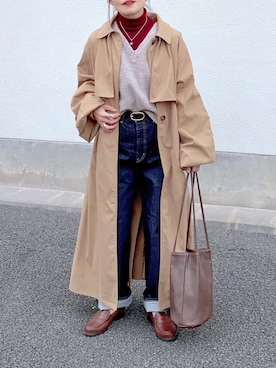 𝚝𝚘𝚞.𝚊さん（レディース・152cm）の冬コーディネート