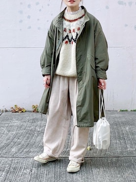 𝚝𝚘𝚞.𝚊さん（レディース・152cm）の冬コーディネート