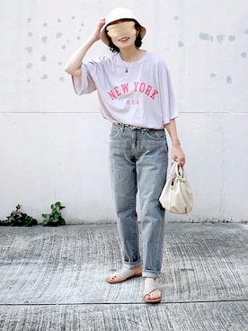 𝚝𝚘𝚞.𝚊さん（レディース・152cm）の夏コーディネート