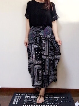 aco＊さん（レディース・160cm）の夏コーディネート