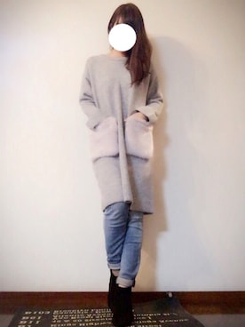 「grove（グローブ）のアイテム（ブーティ）」を使った、aco＊さん（レディース・160cm）の秋コーディネート