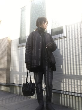 「EN ROUTE（アンルート）のアイテム」を使った、_oimuf_さん（レディース・160cm）の冬コーディネート