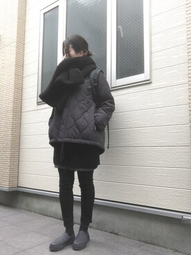 「EN ROUTE（アンルート）のアイテム」を使った、_oimuf_さん（レディース・160cm）の冬コーディネート