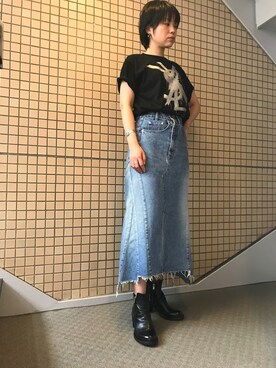「CHRISTIAN DADA（クリスチャンダダ）のアイテム」を使った、funayamaさん（レディース・163cm）の夏コーディネート