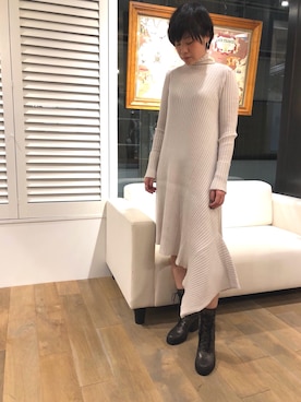 「LD TUTTLE（エルディータートル）のアイテム（ブーツ）」を使った、funayamaさん（レディース・163cm）の秋コーディネート