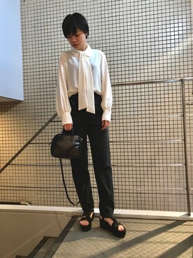 「LD TUTTLE（エルディータートル）のアイテム（サンダル）」を使った、funayamaさん（レディース・163cm）の夏コーディネート