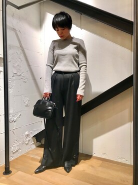 「EZUMi（エズミ）のアイテム（その他パンツ）」を使った、funayamaさん（レディース・163cm）の夏コーディネート