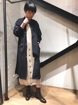 「おとなコーデ」｜「アイテム（ブルゾン）」を使った、funayamaさん（レディース・163cm）の秋コーディネート