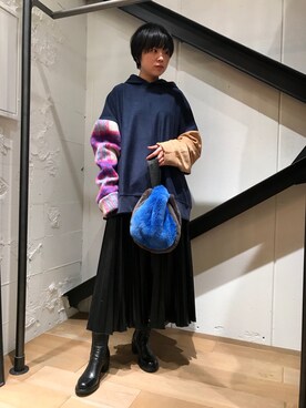 「VINTI ANDREWS（ヴィンティアンドリュース）のアイテム」を使った、funayamaさん（レディース・163cm）の秋コーディネート