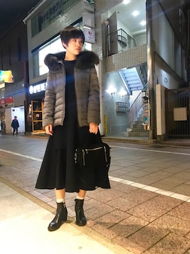 「Nunoo（ヌノー）のアイテム」を使った、funayamaさん（レディース・163cm）の秋コーディネート