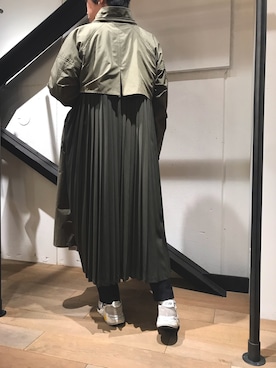 「おとなコーデ」｜「アイテム（モッズコート）」を使った、funayamaさん（レディース・163cm）の冬コーディネート