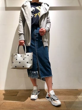 funayamaさん（レディース・163cm）の春コーディネート