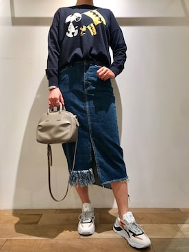 funayamaさん（レディース・163cm）の春コーディネート