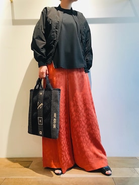 「TATRAS」｜「アイテム（サンダル）」を使った、funayamaさん（レディース・163cm）の春コーディネート