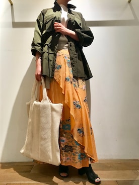 「TATRAS」｜「アイテム（サンダル）」を使った、funayamaさん（レディース・163cm）の春コーディネート
