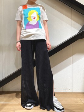 「HOLZWEILER（ホルツワイラー）のアイテム」を使った、funayamaさん（レディース・163cm）の夏コーディネート