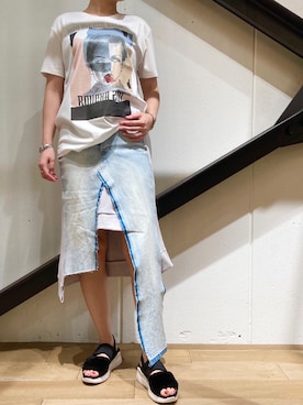 「VINTI ANDREWS（ヴィンティアンドリュース）のアイテム」を使った、funayamaさん（レディース・163cm）の夏コーディネート