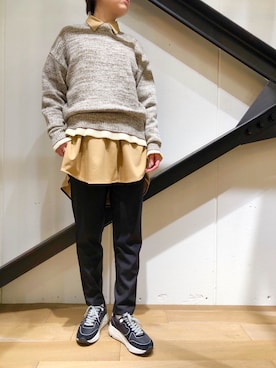 「J.C.M（ジェーシーエム）のアイテム」を使った、funayamaさん（レディース・163cm）の秋コーディネート