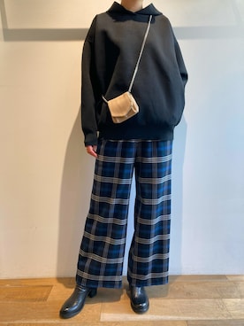 「おとなコーデ」｜「アイテム（パーカー）」を使った、funayamaさん（レディース・163cm）の秋コーディネート