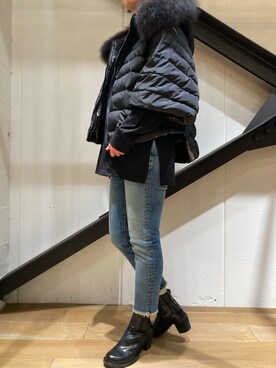 funayamaさん（レディース・163cm）の冬コーディネート