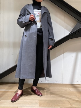 「RITO（リト）のアイテム（ジャケット/アウター）」を使った、funayamaさん（レディース・163cm）の冬コーディネート