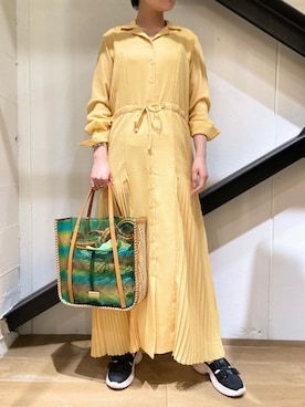 「HOLZWEILER（ホルツワイラー）のアイテム」を使った、funayamaさん（レディース・163cm）の春コーディネート