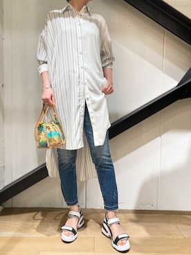 funayamaさん（レディース・163cm）の春コーディネート