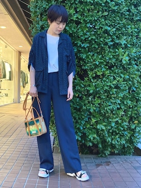 「FEMMENT（ファモン）のアイテム」を使った、funayamaさん（レディース・163cm）の春コーディネート