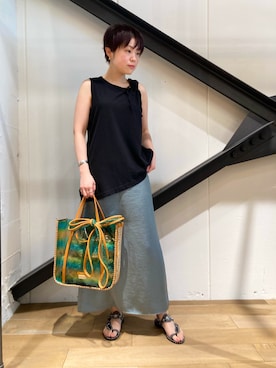 「FEMMENT（ファモン）のアイテム」を使った、funayamaさん（レディース・163cm）の春コーディネート