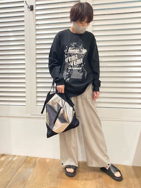 「FEMMENT（ファモン）のアイテム」を使った、funayamaさん（レディース・163cm）の春コーディネート