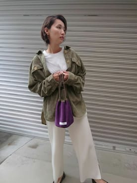 「Sinfu（シンフ）のアイテム」を使った、ＴＳＵＢasaさん（レディース・163cm）の秋コーディネート