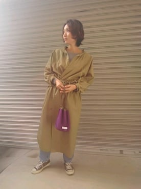 「Sinfu（シンフ）のアイテム」を使った、ＴＳＵＢasaさん（レディース・163cm）の秋コーディネート