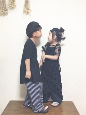 yunaa さん（キッズ・100cm）の夏コーディネート