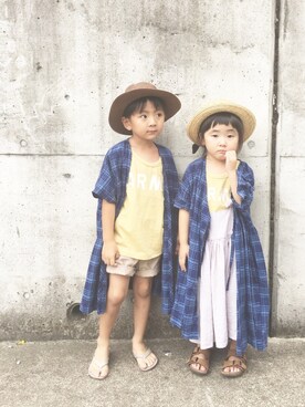 yunaa さん（キッズ・100cm）の夏コーディネート