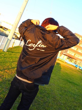 「Leyline（レイライン）のアイテム（ナイロンジャケット）」を使った、izukeyさん（メンズ・178cm）の秋コーディネート