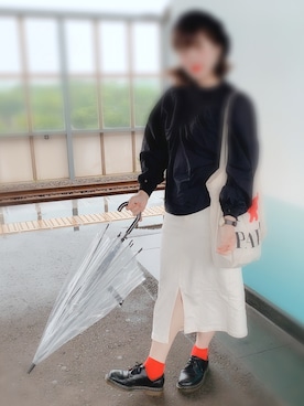 「メゾン キツネ(MAISON KITSUNE)」｜bambiさん（レディース・160cm）の春コーディネート