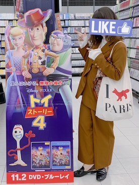 「メゾン キツネ(MAISON KITSUNE)」｜bambiさん（レディース・160cm）の秋コーディネート