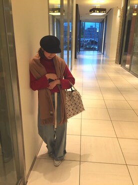  103○▲◆さん（レディース・161cm）の冬コーディネート