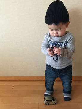 あおみちさん（キッズ・80cm）の冬コーディネート