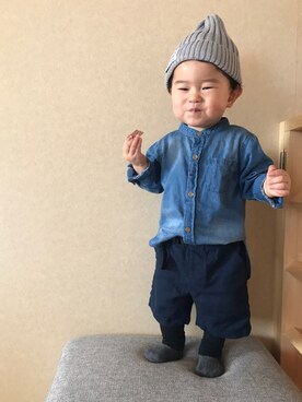 あおみちさん（キッズ・80cm）の春コーディネート