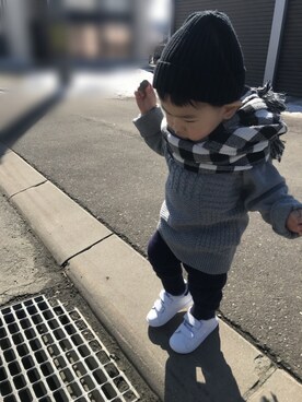 あおみちさん（キッズ・80cm）の春コーディネート